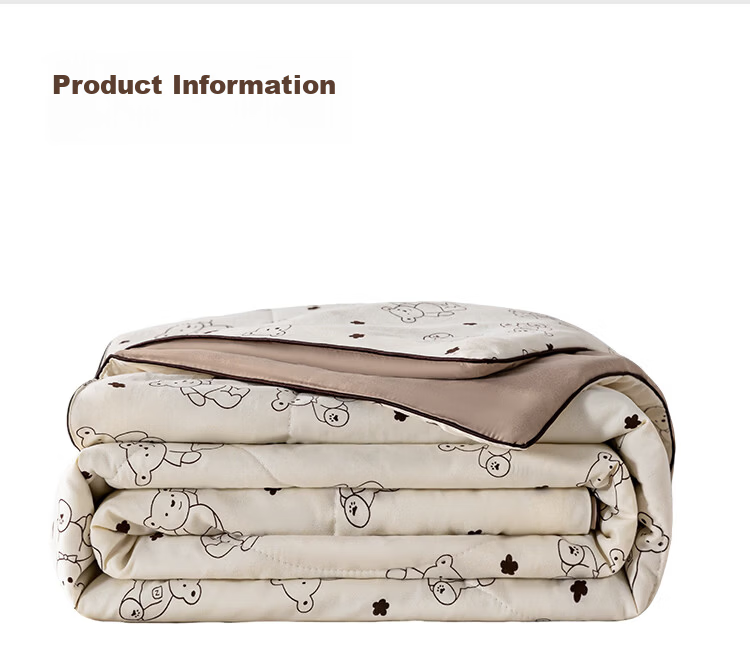 MUJI Quilt Air-Conditioning Quilt Summer Quilt 1.5m x 2m Single Infant Toddler Class A Spring Autumn Summer Thin Quilt Bear Director 11