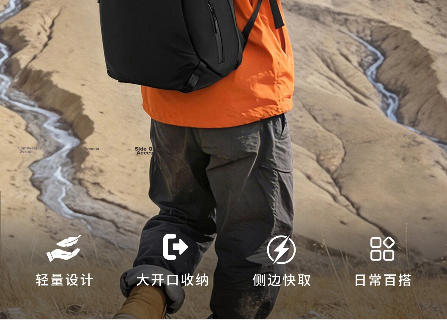 CWATCUN Kaden DSLR Camera Bag Multifunctional Waterproof Commuter Photography Backpack 1