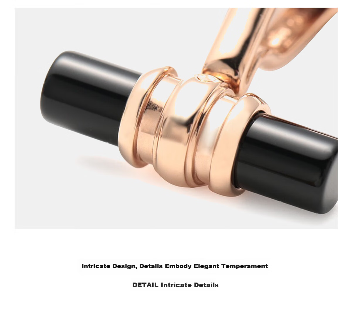 MONTBLANC Rose Gold and Black Cufflinks 113395 [Gift] 4