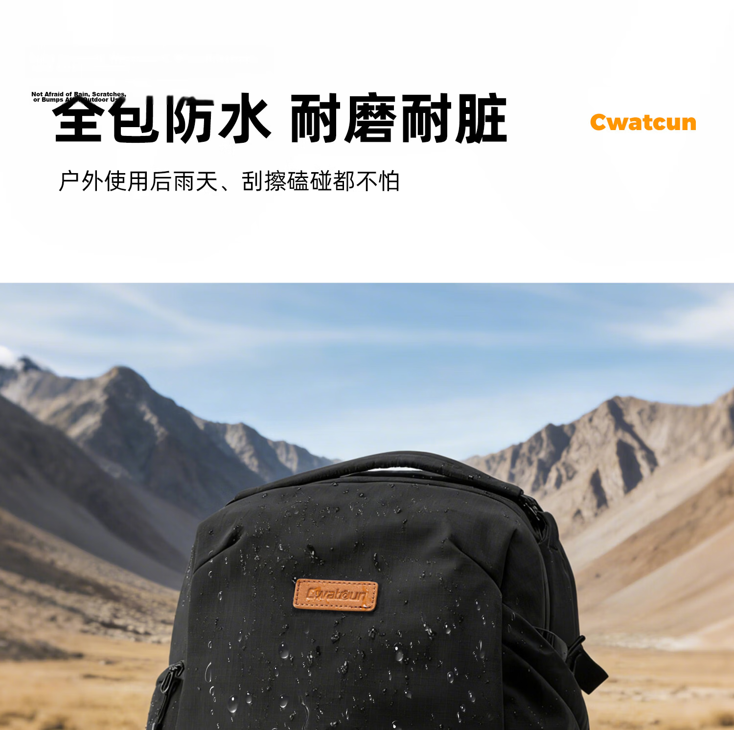 CWATCUN Kaden DSLR Camera Bag Multifunctional Waterproof Commuter Photography Backpack 10