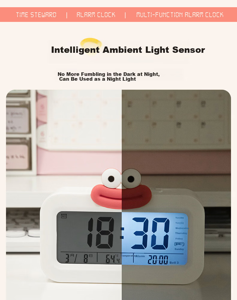 Class 3 Grade 2 Early Education Smart Alarm Clock Children's Voice Time Manager Early Learning Toy 7