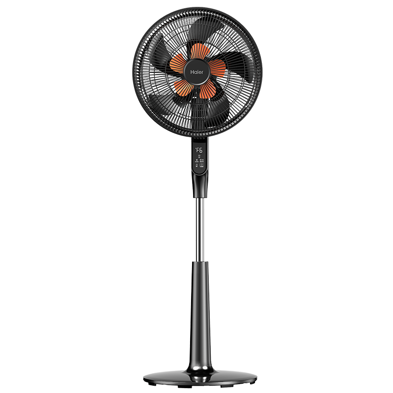 Haier Electric Fan, Floor Fan for Home Use, 10 Blades, High Airflow, Quiet Operation, Large Size, Sold by JD, Voice Control, Oscillating Head, Timer Function, Standing Fan for Dormitory, HFS-Y4026AU9