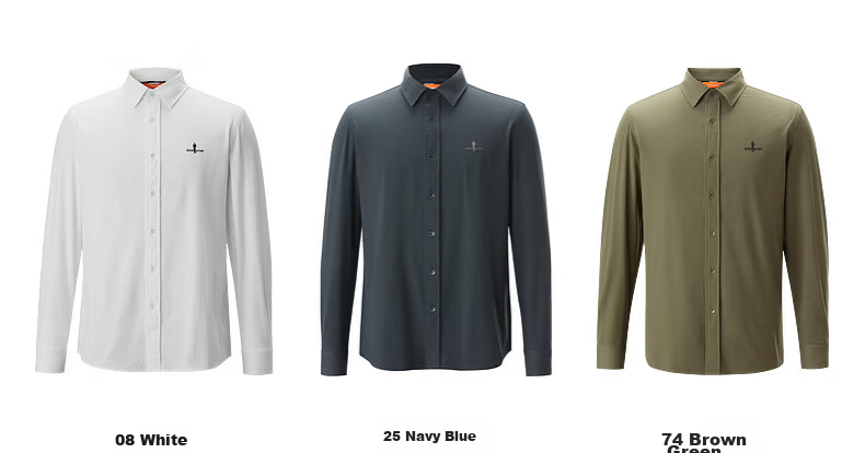 Biyinlefen [Ultra-Light Fabric] 2026 Spring New Men's Casual Commuter Lightweight Soft Solid Color Long Sleeve Polo Shirt 20