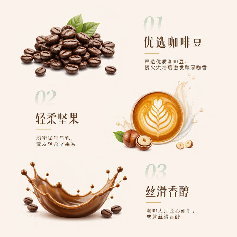 康师傅 贝纳颂咖啡拿铁 300ml*15瓶 整箱装 即饮咖啡饮料  热门商品