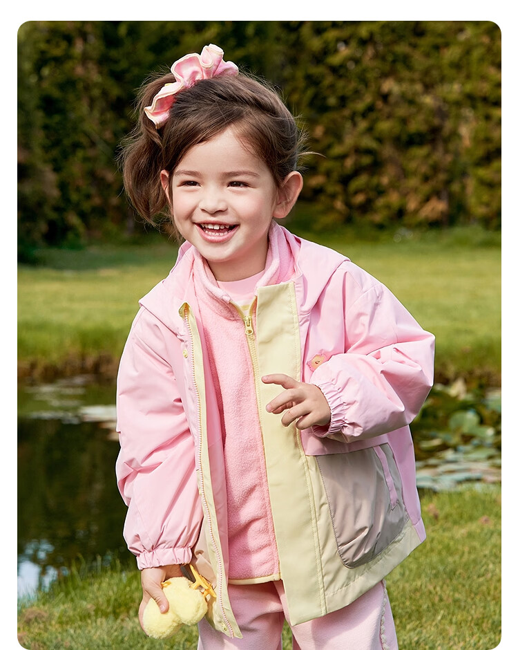 BALABALA Children's Clothing, Baby Outerwear for Boys And Girls, Infant Top, 2026 New Autumn Style, Kids Two-Piece Set with Hood, Trendy 27
