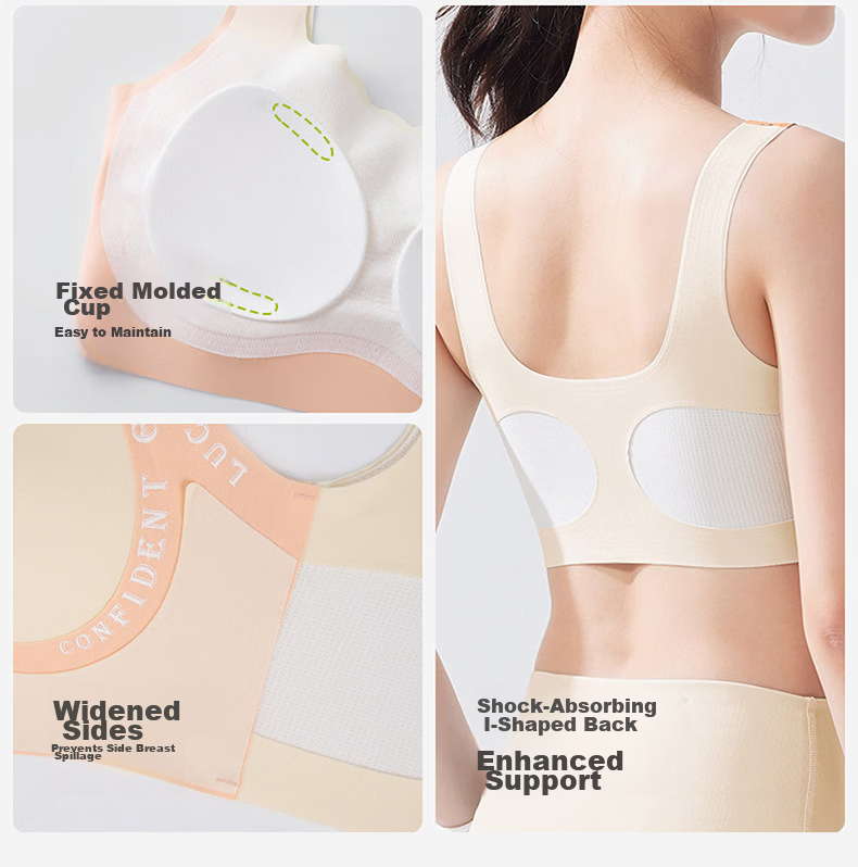 Neixiaoban [Two Pieces] Girls' Teen Developmental Underwear Sports Vest for Ages 12-16, Middle and High School Students 29