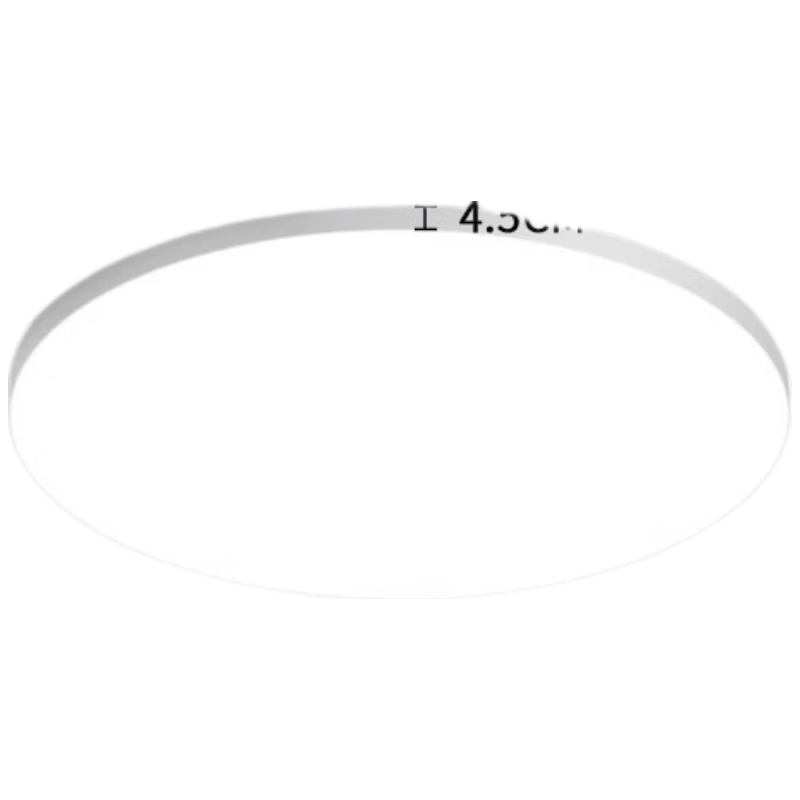 Jinggong LED Bedroom Eye-protection Ceiling Light, Three-proof Ultra-thin Modern Minimalist High CRI Dining Room Study Lamp 12W White Light