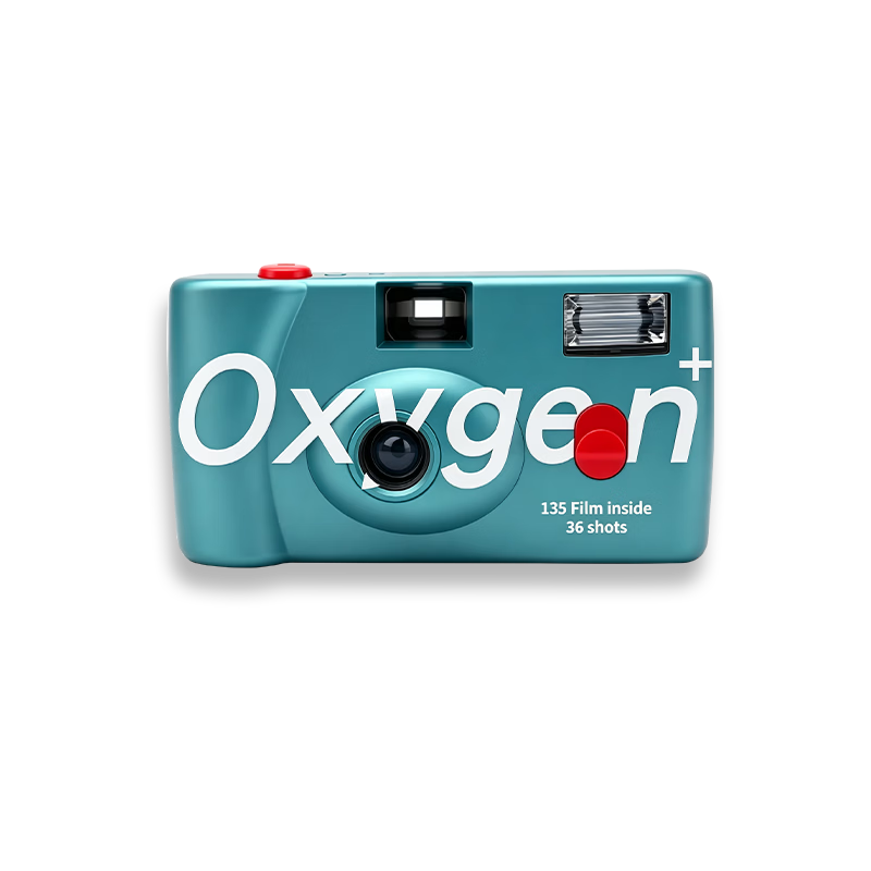 FUJIFILM Oxygen Camera PLUS C400 Preloaded Film Camera 36 Exposures Free Blue Disposable Film Camera