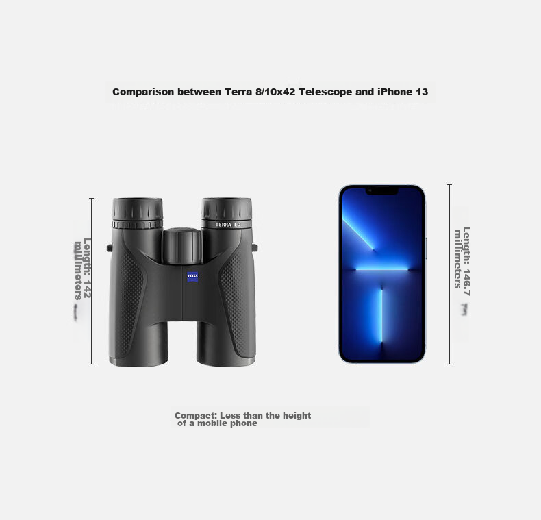 Caisi Telescope Bestseller ZEISS Terra ED 8x42, Black, High Magnification, High Definition, Low Light Night Vision, Non-Infrared 15