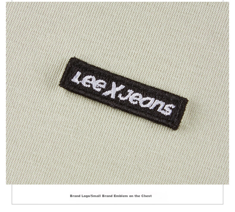 Lee 26 Spring Summer New Standard Fit Polo Shirt with Small Logo Emblem for Men Navy Blue 2XL 13