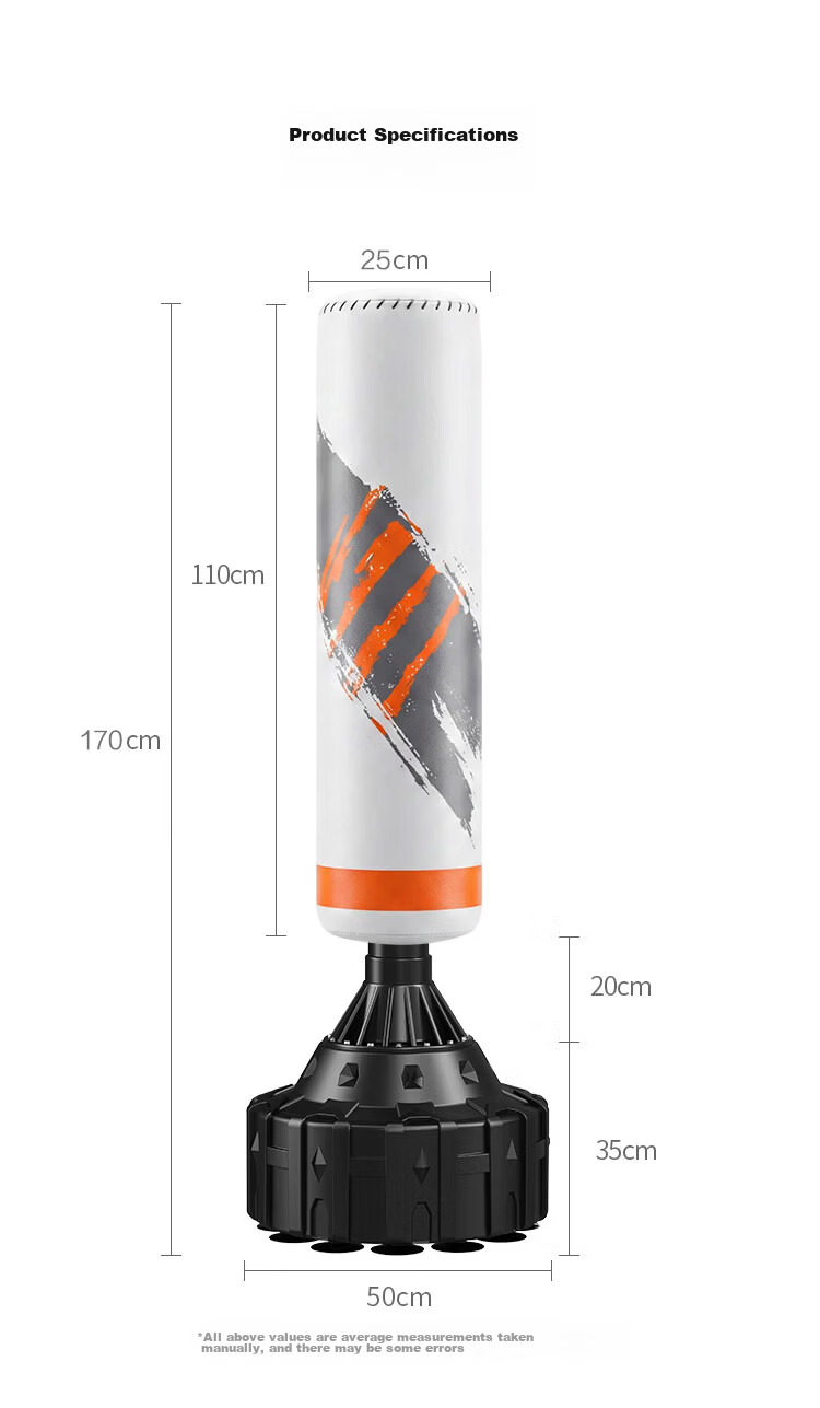 JD Jingzao Upright Boxing Punching Bag Adult Home Wobbler Boxing Target Sanda Fitness Equipment High Elastic PU Leather 11