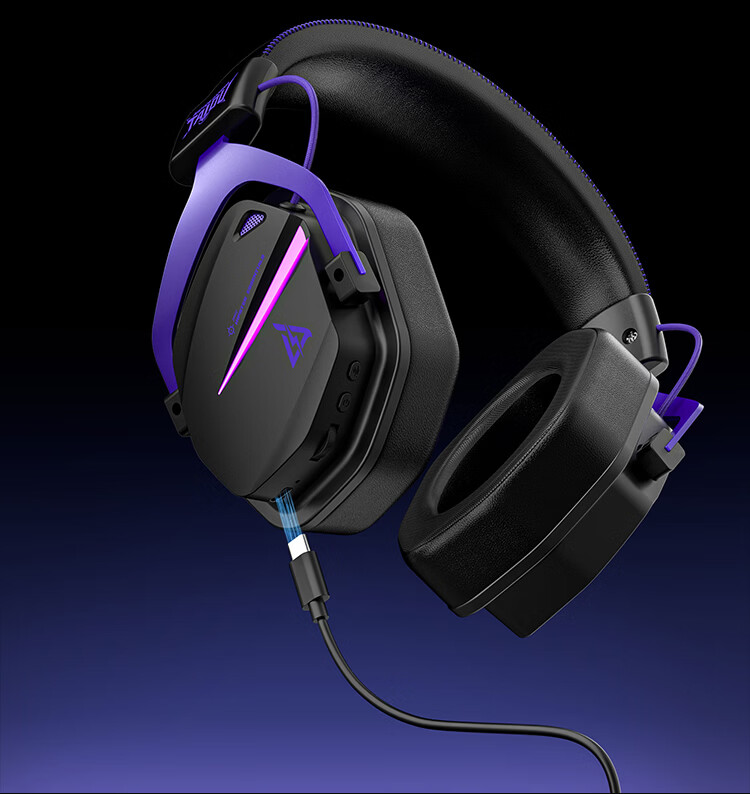 Taidu THS326 Quad-Mode Gaming Headset Bluetooth Wireless Over-Ear 7.1 Ice Cooling Magnetic Ear Cups Wired Esports Delta Operation Fearless FPS Sound Positioning Frostbite Edition 18