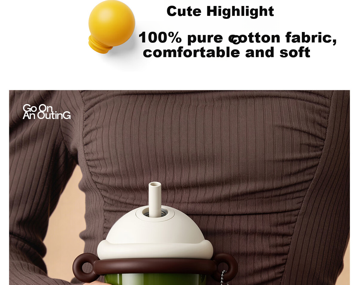 Shidajia Insulated Water Bottle for Women Outdoor Portable Straw High-Quality Seamless Liner Student Coffee Cup 11