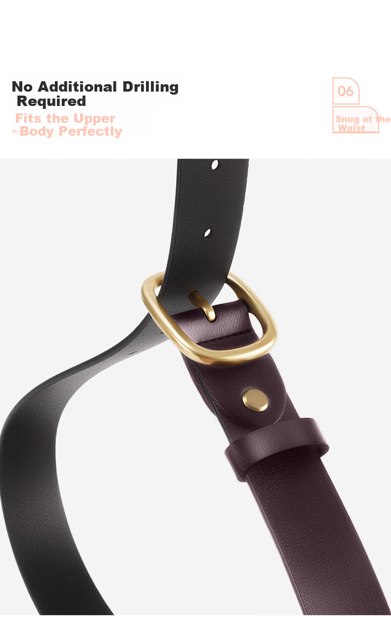 Romon Women's Genuine Leather Belt with Pin Buckle 2026 New High-End Decorative Waist Chain Simple Versatile Jeans Belt 12