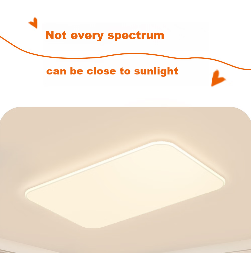 Kuka LED Ceiling Light Eye Protection Integrated Quick Install Living Room Bedroom Lamp 48cm Square Three Colors [Installation Included] 8
