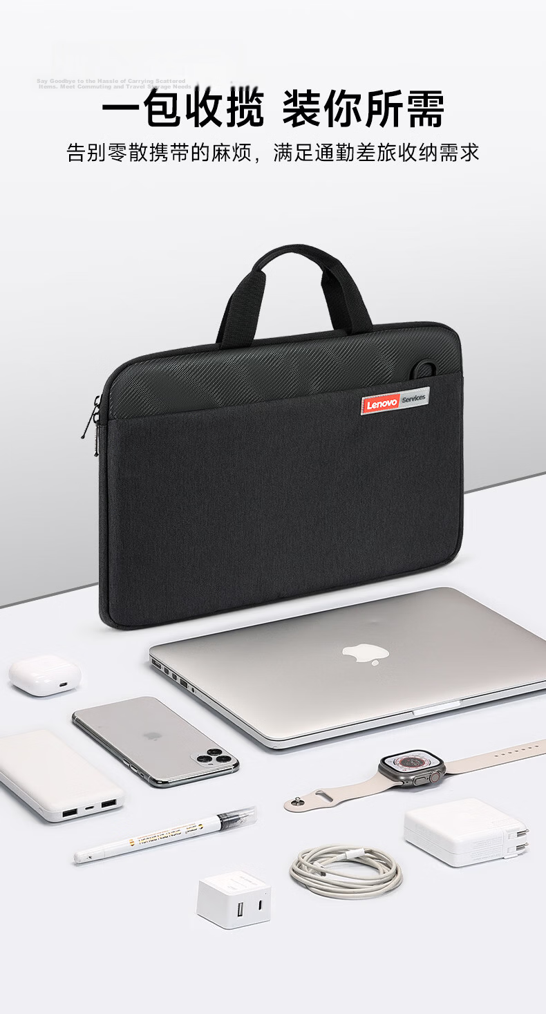 Lenovo 16-inch Laptop Bag Business Backpack Compatible with Huawei Xiaomi Lenovo Gaming Laptop Large Capacity Gray 3
