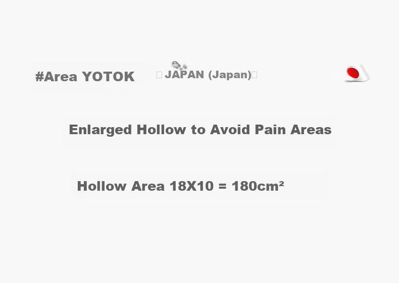 YOTOK Authentic Hemorrhoid Cushion Toilet Seat Cushion Office Long Sitting Pain Relief Car Seat Cushion (Japan) 4