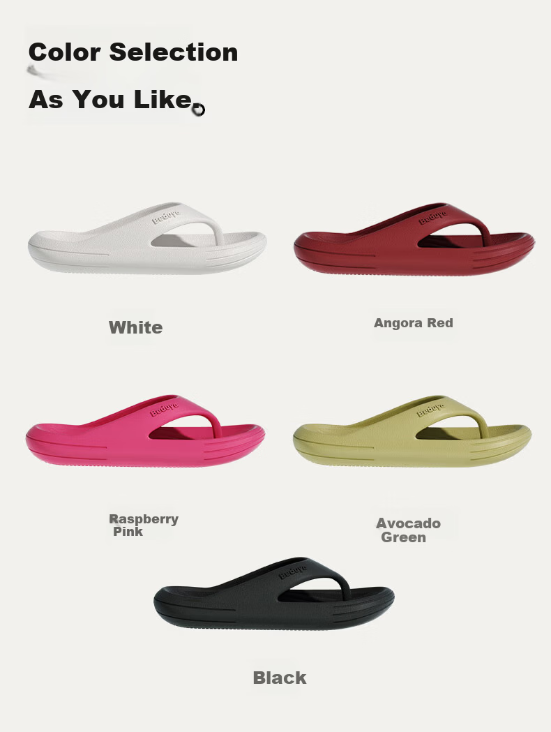 Beiduo Yang Men's Summer Anti-Slip Durable Outdoor Flip Flops EVA Beach Sandals Women Avocado 44-45 9
