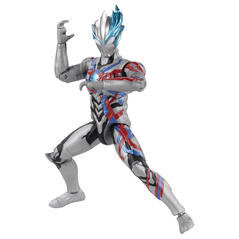 Bandai Ultraman Children's Toy Birthday Gift for Boys Anime Peripheral Sound-Activated Super Poseable Blazer 67740