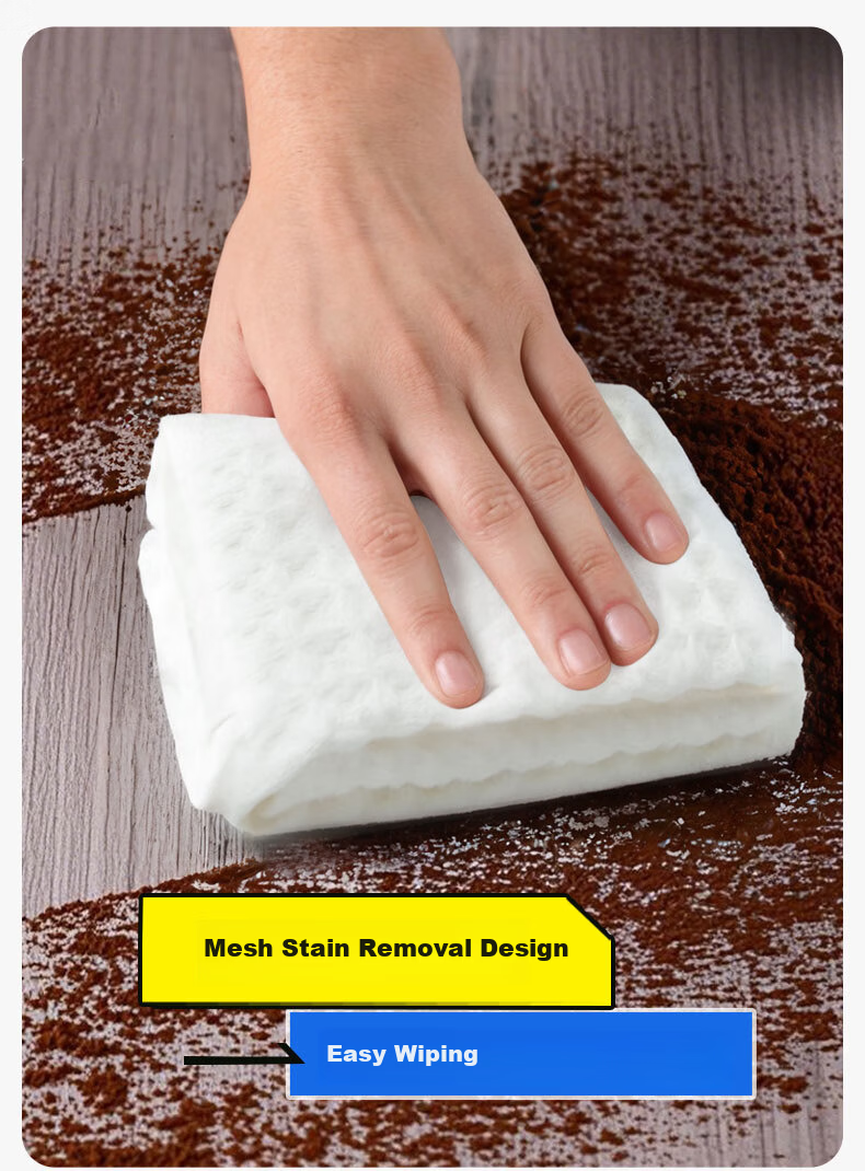 CONDOR Japanese Waffle Cloth 30x30cm 4-Pack Coffee Bar Kitchen Dishcloth Lint-Free Cleaning Cloth 13