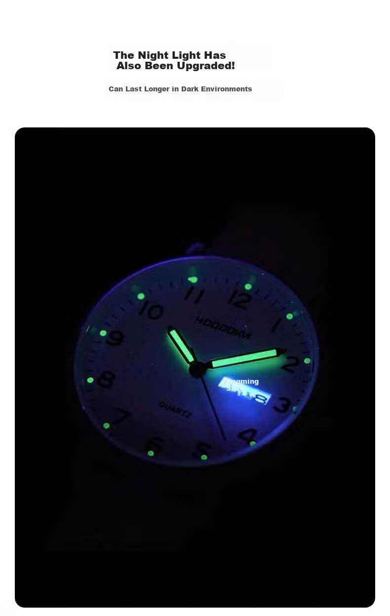 40,000 Kilometers Student Watch for Girls Middle and High School Students Time-Only Silent Mechanical Quartz Exam Special Gift 7