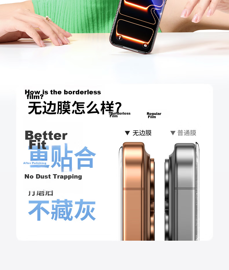UGREEN Ultra Clear Blue Light Blocking Tempered Glass Screen Protector for iPhone 14 Plus and iPhone 13 Pro Max, Anti-Blue Light, Eye Protection, Drop Resistant, Dustproof, Anti-Fingerprint, 2-Pack 19