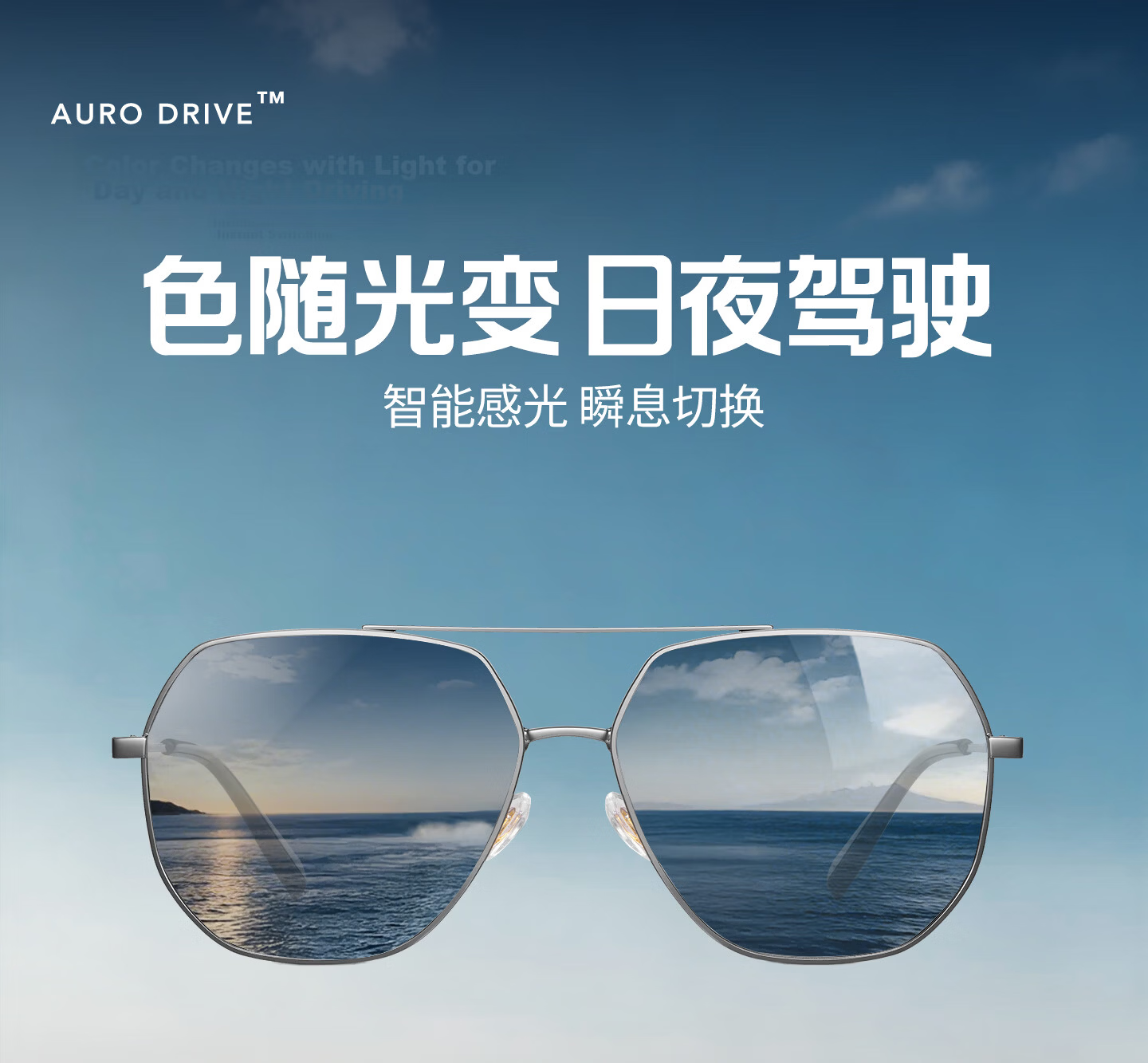 CAPONI Men's Sunglasses UV Protection Polarized Photochromic Driving Day and Night Use 1