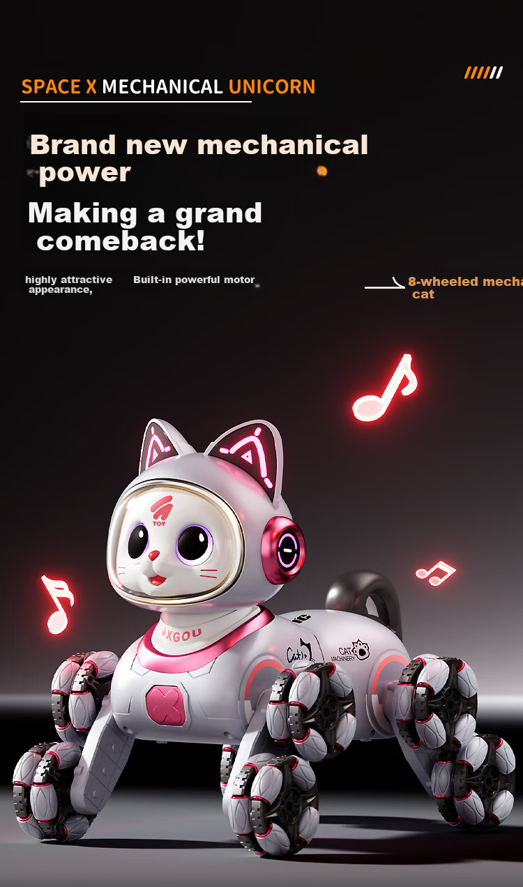 AoZhiJia Doraemon Smart AI Robot Remote Control Car Robot Dog Kids Toy for Boys and Girls Ages 3-6 Birthday Gift 1