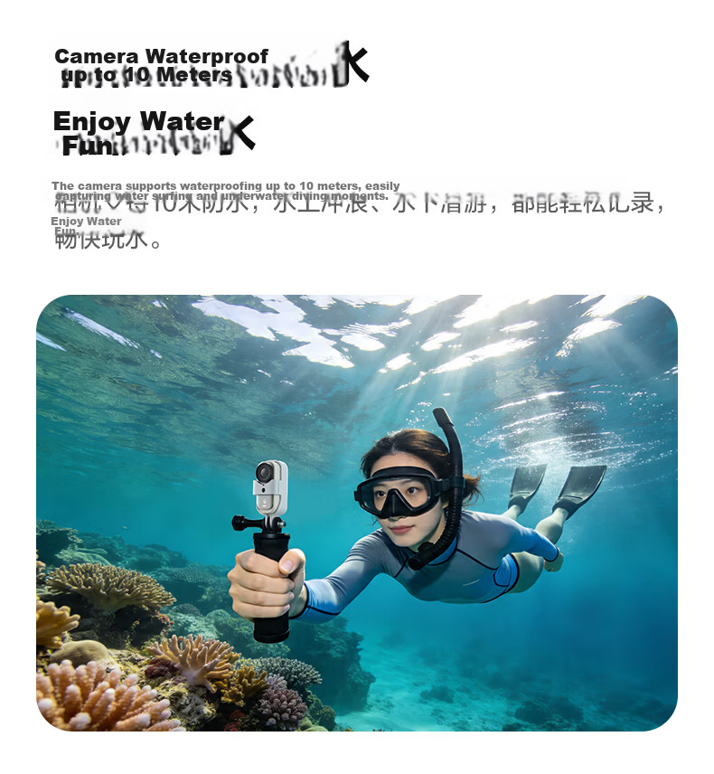 AKIITU Pin Standard Kit (64GB White) Ezviz Outdoor Sports Camera Vlog Cycling Family Sports AI Portable Wearable Thumb Camera 18