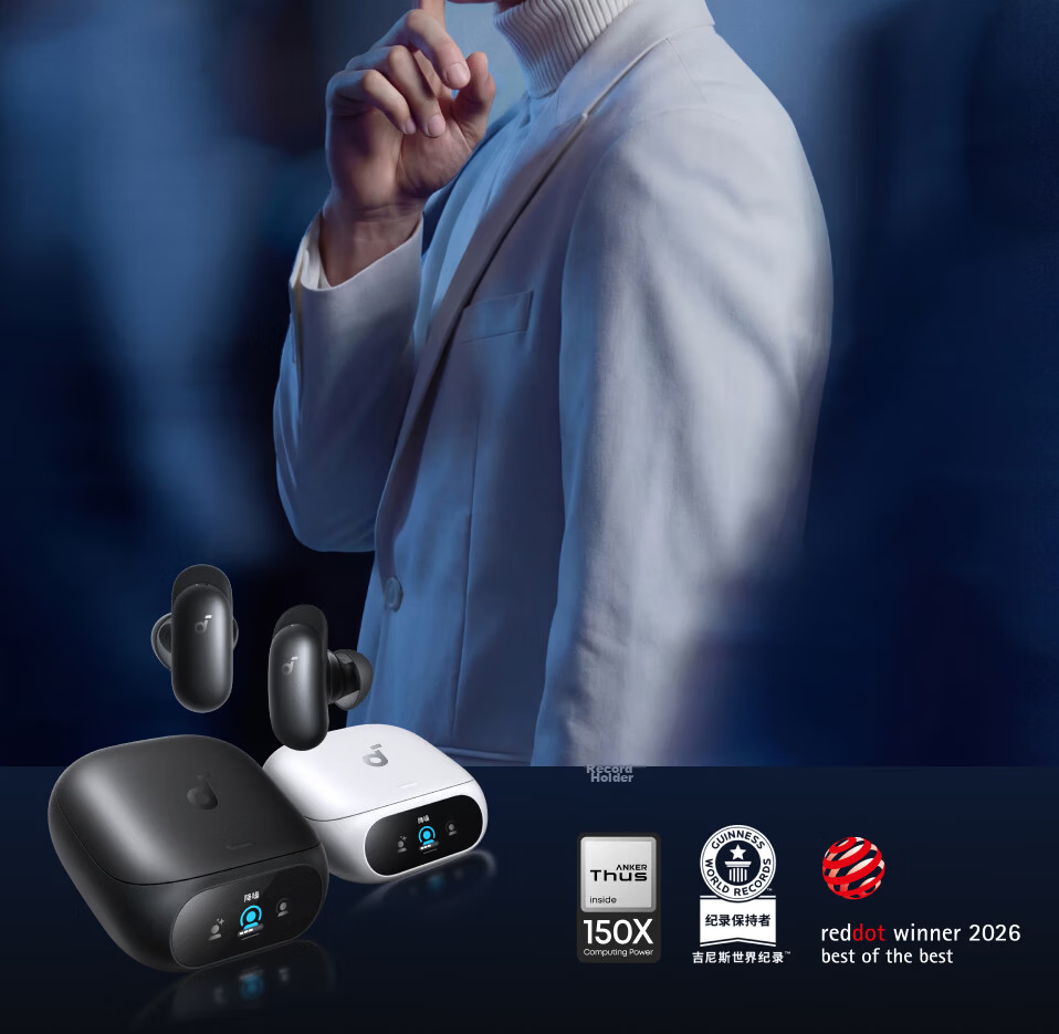 ANKER Anker Noise Cancelling Pro Wireless Bluetooth Earphones Clear Call Active Noise Cancelling Bluetooth 2026 Latest AI Sound Restoration Guinness Certified Blue 5
