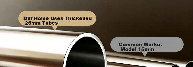 Yicai Nianhua Stainless Steel Floor Clothes Drying Rack Thickened Indoor Hanging Clothes Rod Mobile Balcony Clothes Rack 2858 7