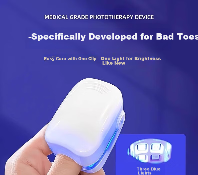 Mattetong Gray Toenail Phototherapy Lamp Smart Gray Toenail Laser Fungus Treatment Device Foot Nail Sterilization Lamp 3