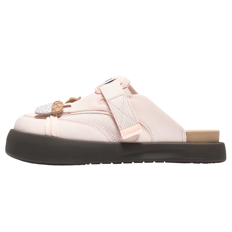 361° Women's Birkenstock Style Slip-On Half Slippers Closed-Toe Casual Home Summer New 682636701F-1