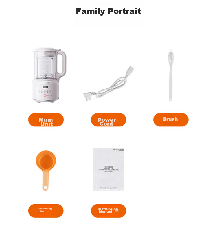Joyoung 1.2L Home Soy Milk Maker High-Temperature Self-Cleaning Juicer Pasteurization Blender DJ12X-D137 25