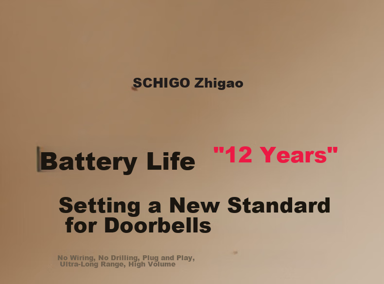 CHIGO Wireless Long-Distance Battery-Free Home Doorbell Emergency Call Button for Elderly One-to-One Electronic Remote Control Doorbell Front Door Ding Dong Chime 2