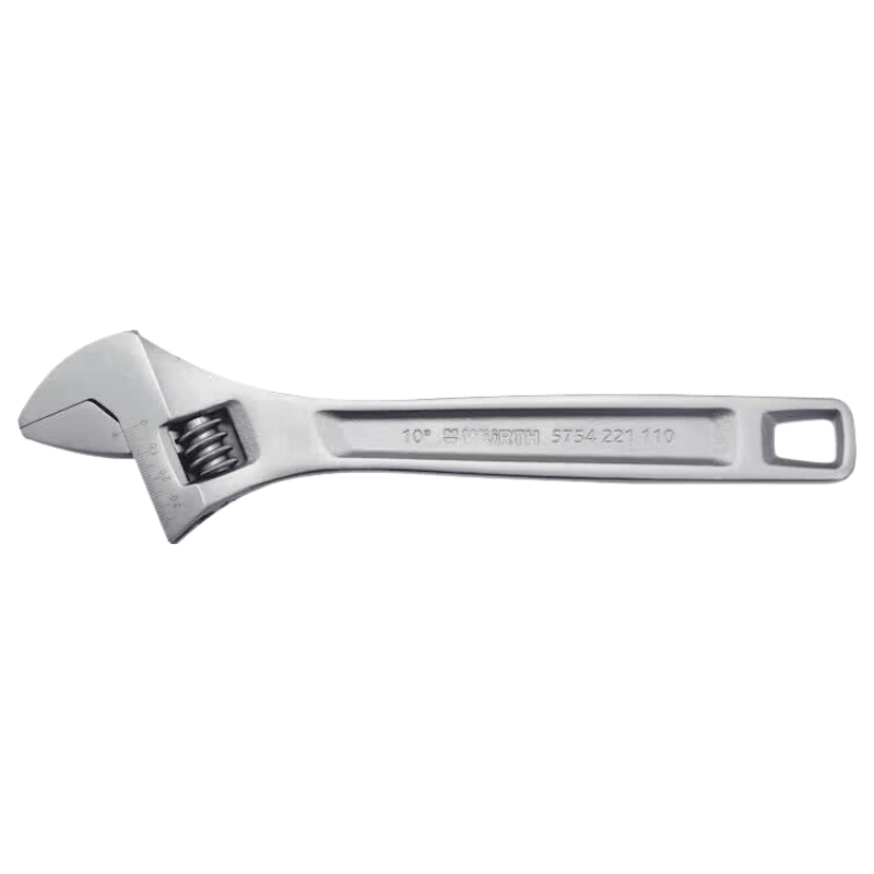 WURTH Adjustable Wrench (WS0-28) - L250MM, Automotive Repair Tool, German Quality 5754221110