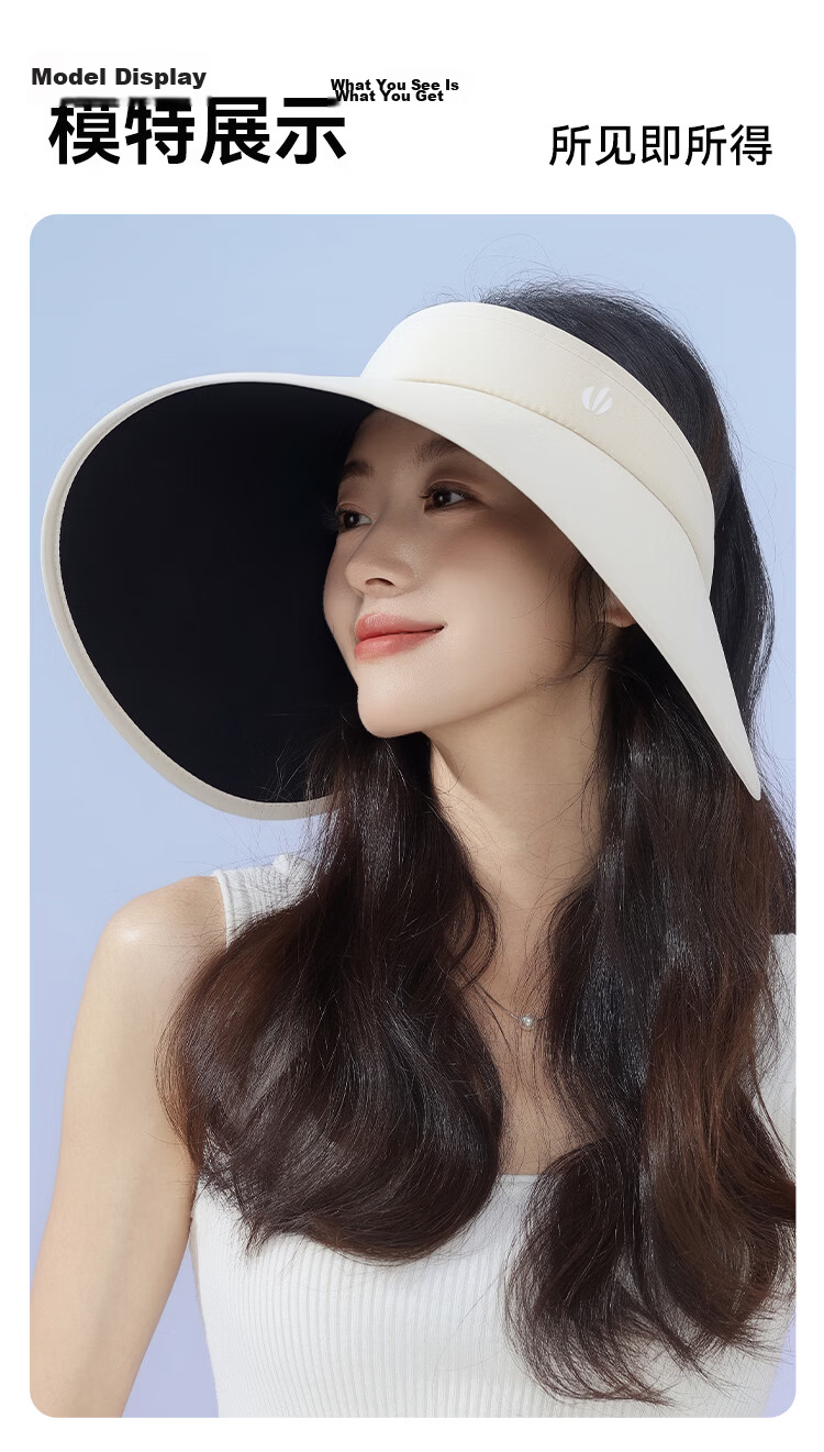 FitonTon Women's Summer Sun Protection Hat Outdoor UV Protection Breathable Travel Bucket Hat Face Shield Anti-Sunburn 8