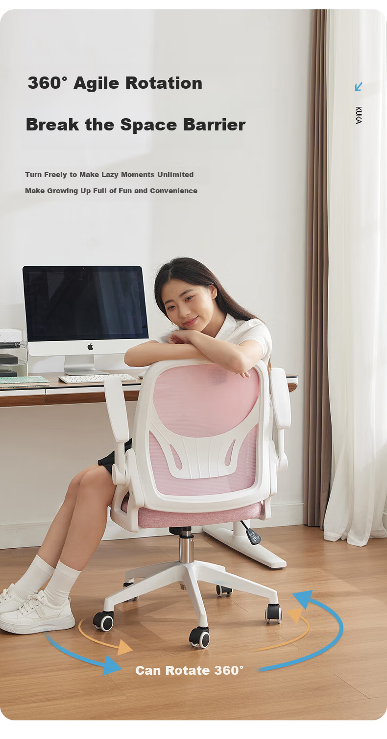 Kuka Home F05 Computer Chair Ergonomic Office Chair for Home Long Sitting Student Study Desk Chair Gaming Chair 13