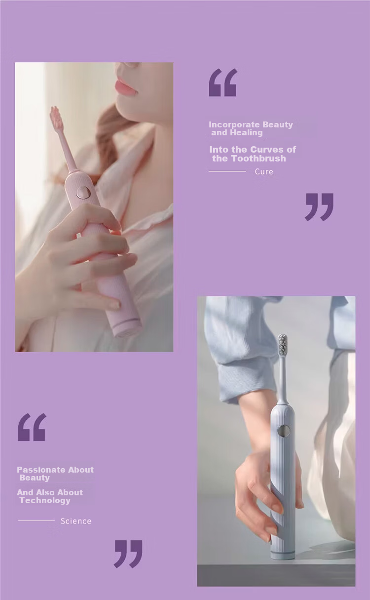 HuaShang [Price Protection 618] F1 Sonic Electric Toothbrush Adult Couples Set Gift for Boyfriend and Bestie F1 Purple Single with Brush Head 23