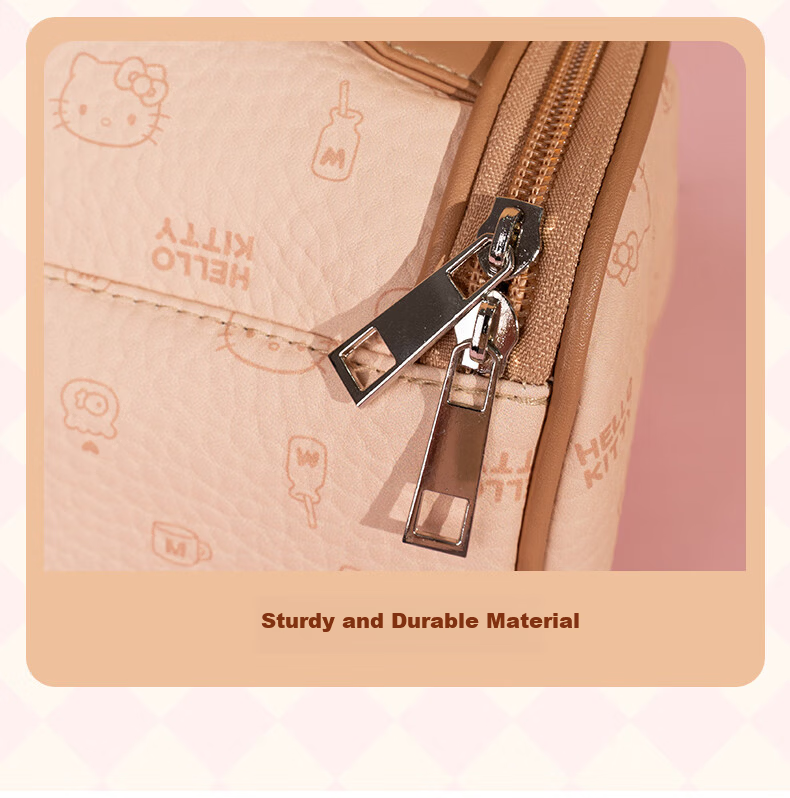 SANRIO Hello Kitty Large Capacity Cosmetic Bag Portable Travel Toiletry Bag Waterproof Authentic 9