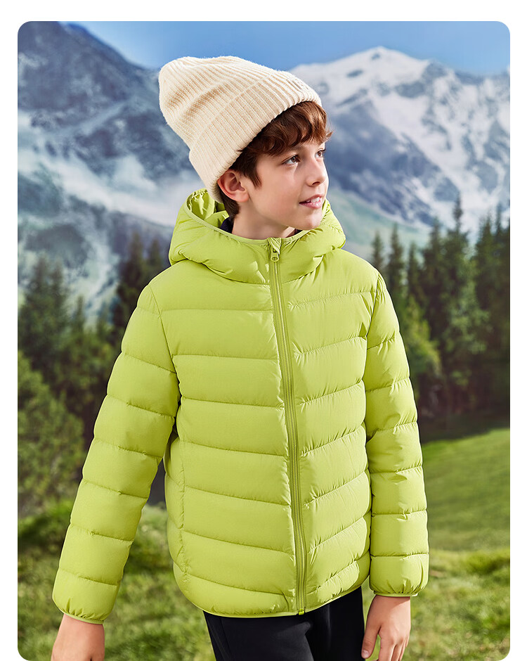 BALABALA [BalaOne] Children's Lightweight down Jacket, Boys And Girls Winter Coat 2026 Triple Protection Outerwear 46