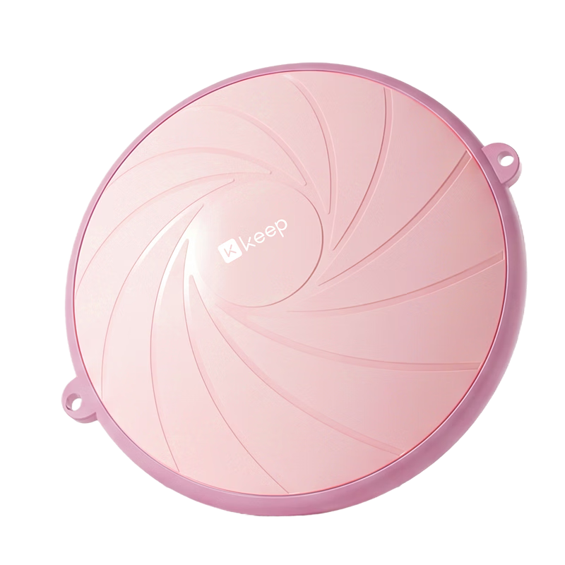 Keep Bosu Balance Half Ball, Thickened Anti-Burst Adult Yoga Ball, Pilates Children's Sensory Integration Training Ball, Cherry Blossom Pink