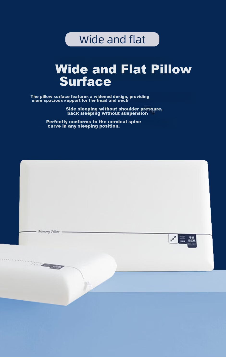 Aurora Memory Foam Pillow Planet Hotel Memory Foam Slow Rebound Adult Zero Pressure Sleep Cervical Pillow 6