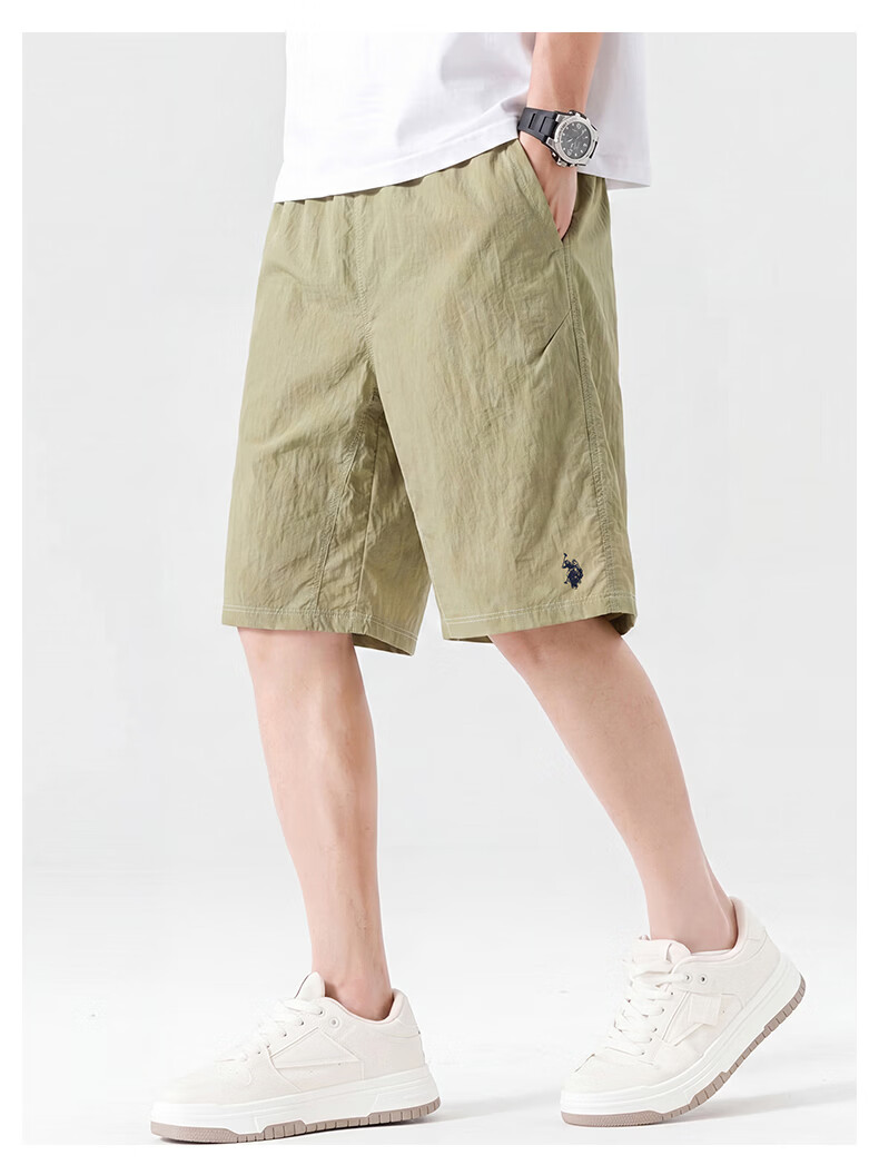 U.S. POLO ASSN. Shorts, Paul Summer Men's Casual Quick-Dry Five-Point Pants, Student Sports Pants, Father's Day Gift 24