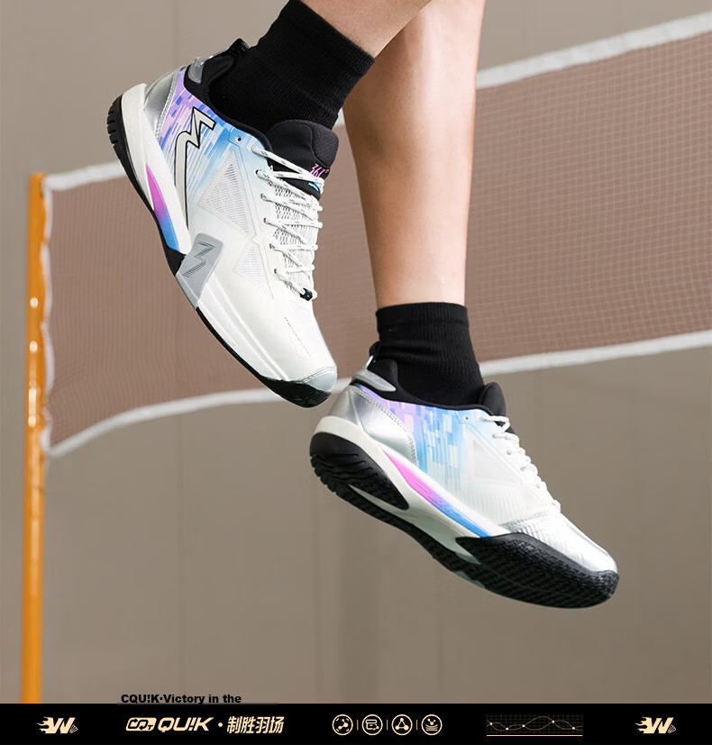 361° Men's Sports Badminton Shoes Winning PRO V2 Professional Shock Absorption Non-Slip Wear-Resistant Training Shoes 672624401-1 34