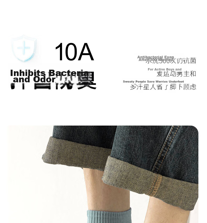 Cotton Thirteen Summer Men's Mid-Calf Short Socks Pure Cotton Antibacterial Deodorant Mesh Thin Sweat-Absorbing Low-Cut Solid Color Socks 11