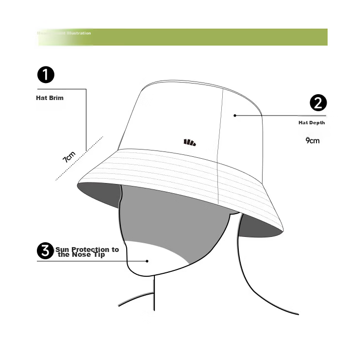 Beneunder Lightweight Unisex Bucket Sun Hat UV Protection Fishing Cap WR012 20