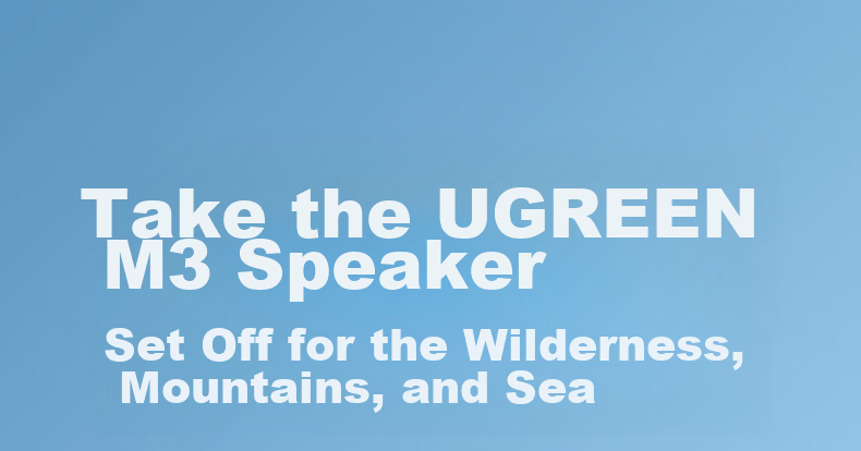 UGREEN M3 Bluetooth Speaker【New Release】20W High Power Outdoor Camping Portable Waterproof Bass Wireless Bluetooth Ambient Light HiFi Stereo Surround Sound 2