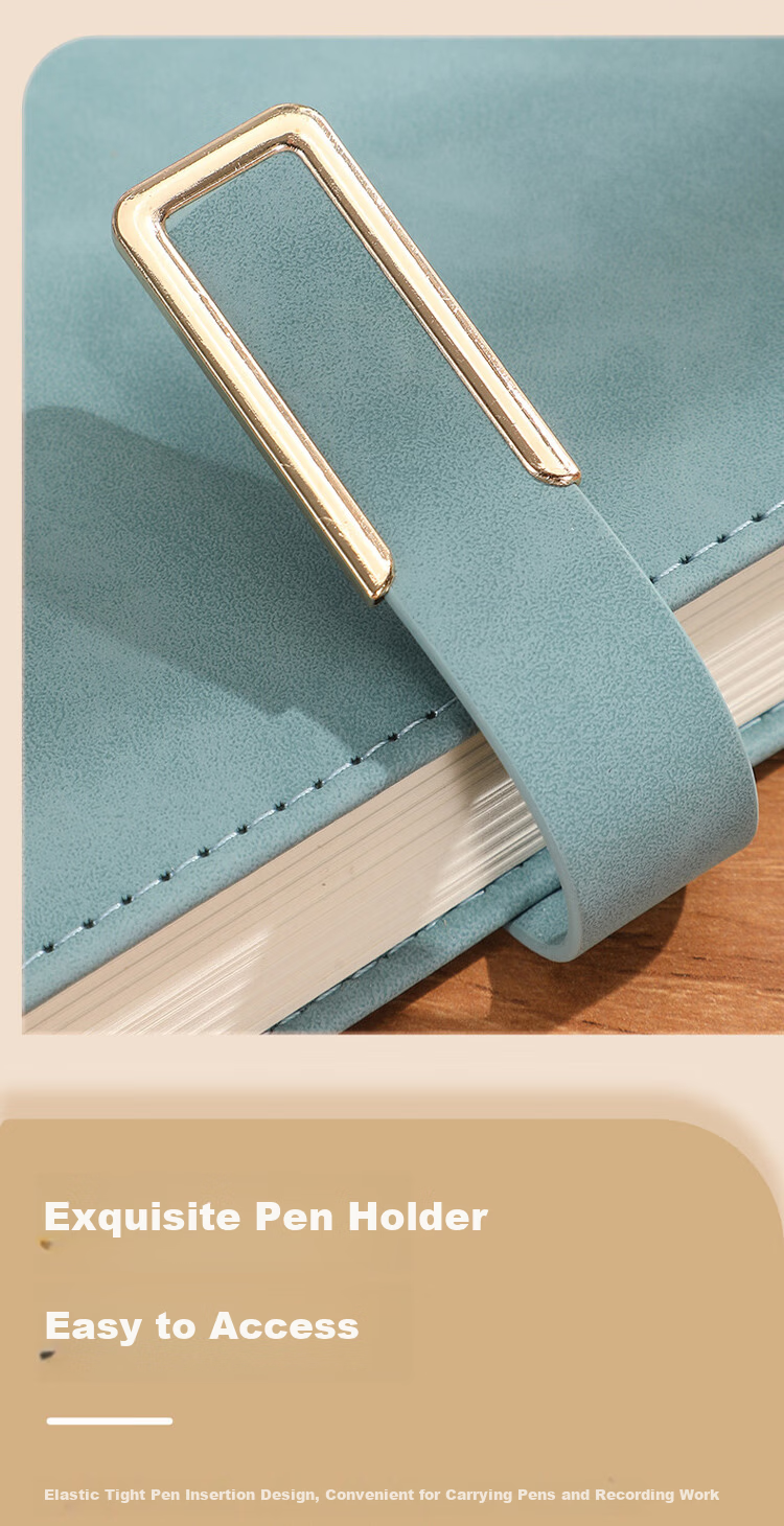 Jufu 2026 Textured Business Magnetic Buckle Leather Notebook A5 100 Sheets Fashion Office Supplies Student Stationery Children's Day Gift Reward Prize 5