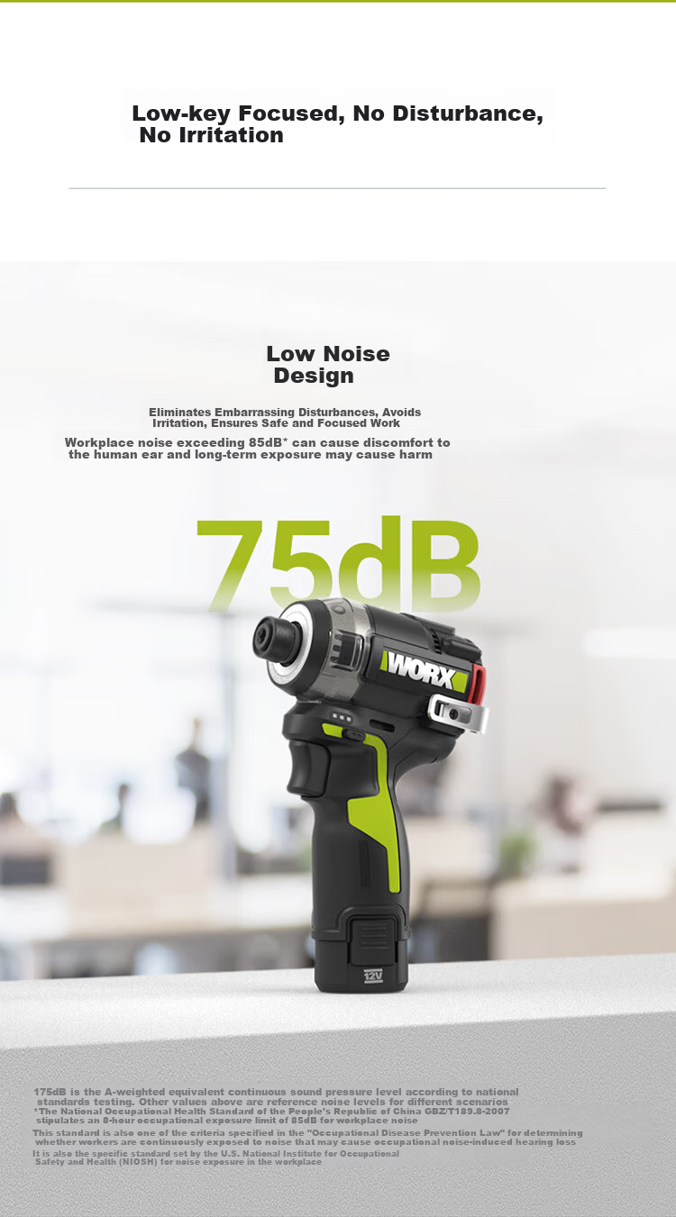 WORX 12V Hydraulic Screwdriver WU138 (2.5AH Dual Battery) Brushless Impact Driver Cordless Electric Screwdriver Drill 3